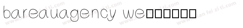 bareauagency we字体转换